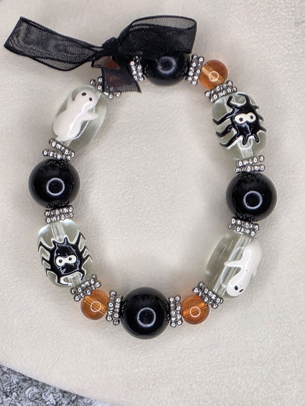 🎃BUY NOW🎃 Luv Betsey NWT Halloween Pumpkin Wallet— Handmade Bracelet - Picture 2 of 6